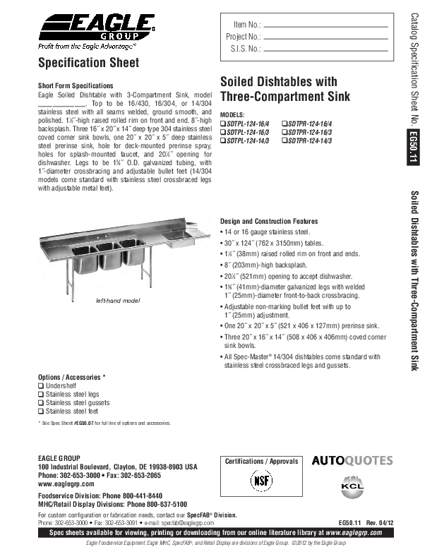 Cutsheet