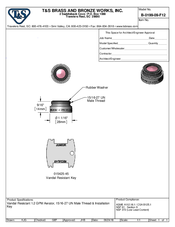 Cutsheet