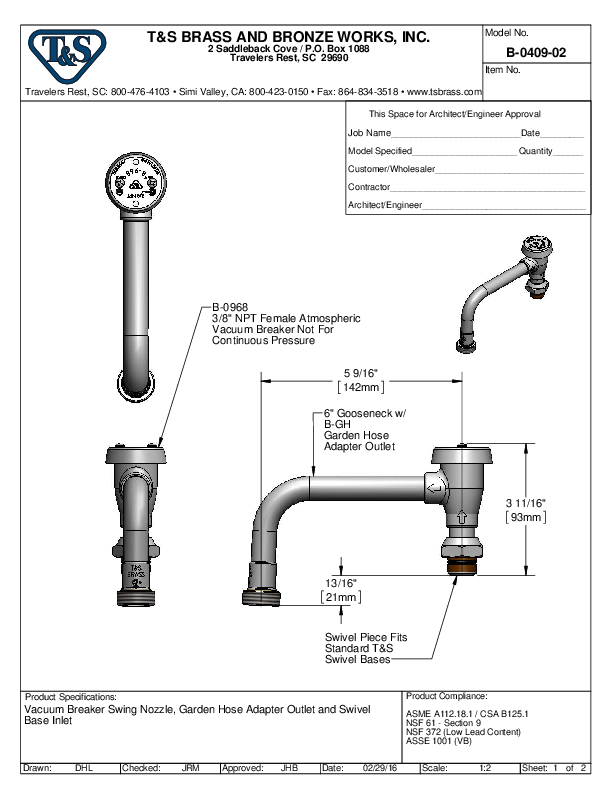 Cutsheet