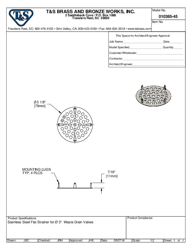 Cutsheet