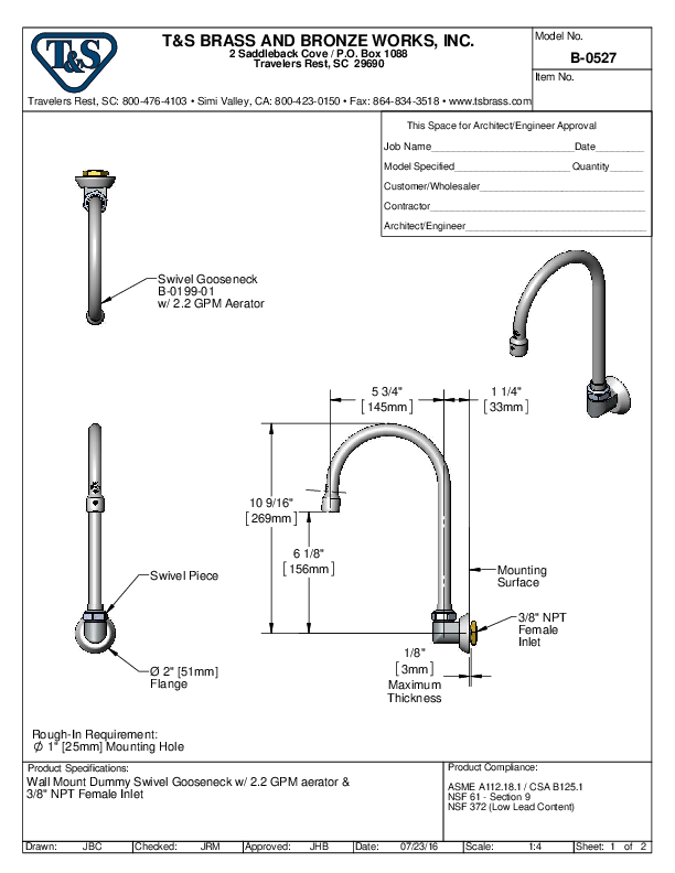 Cutsheet