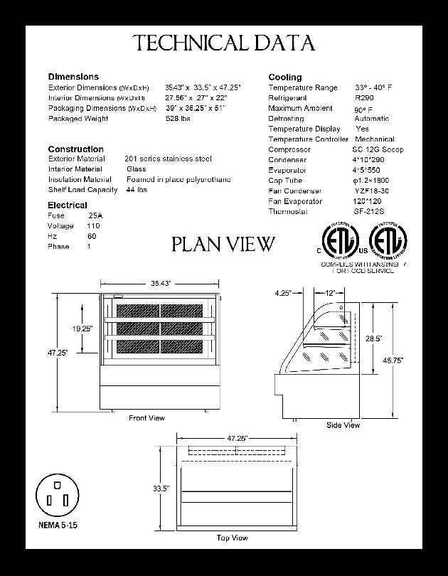 Cutsheet