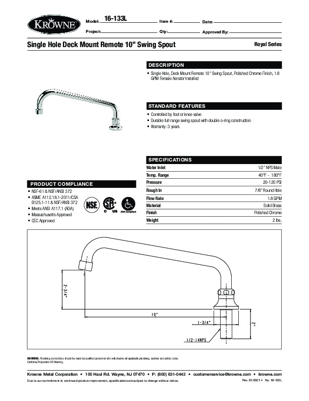 Cutsheet