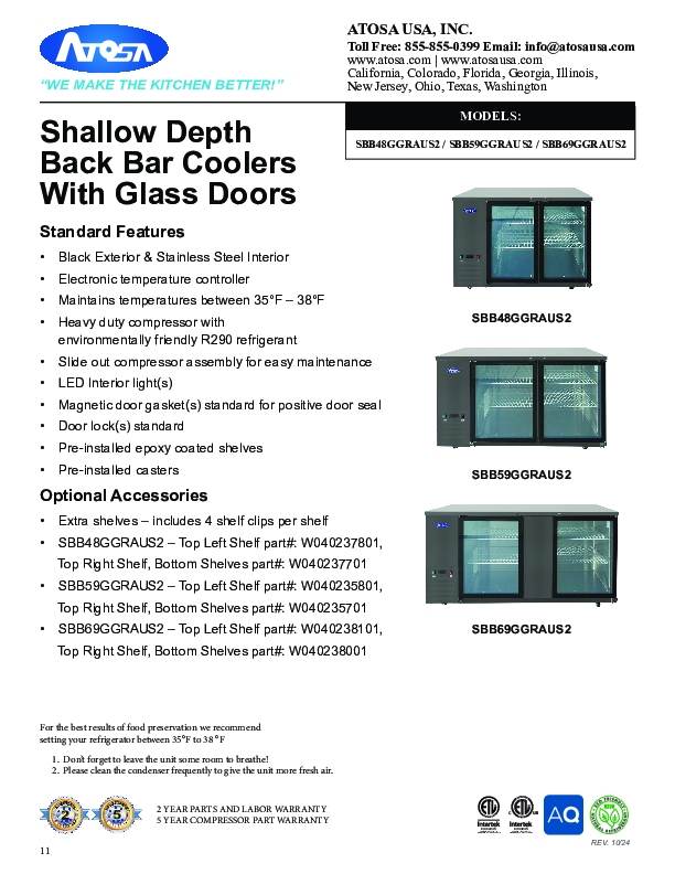 Cutsheet