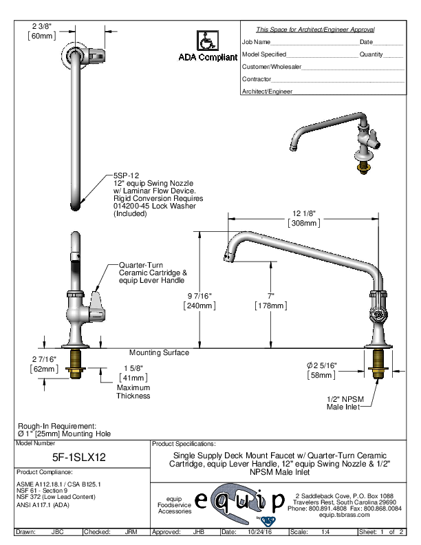 Cutsheet