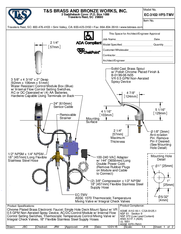 Cutsheet