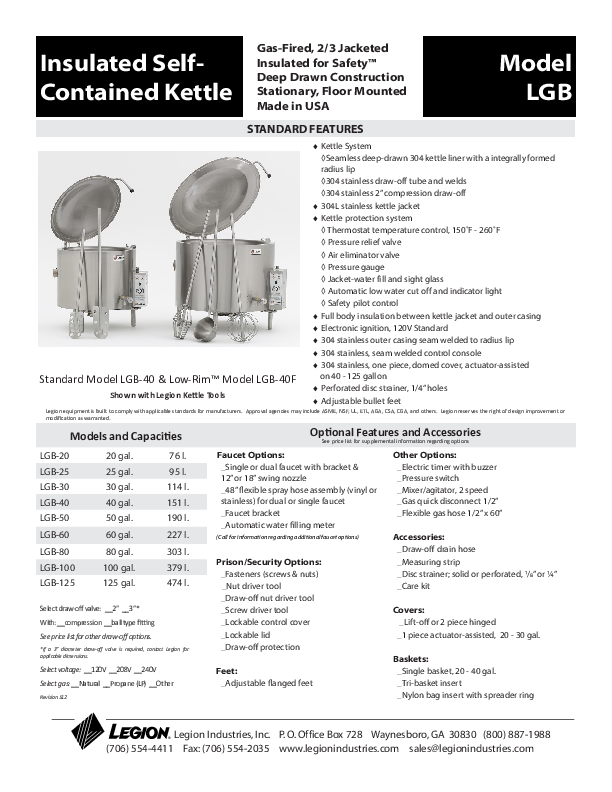 Cutsheet