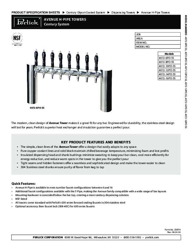 Cutsheet