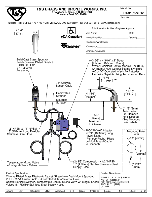 Cutsheet