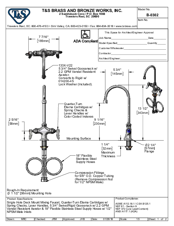 Cutsheet