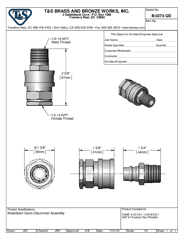 Cutsheet