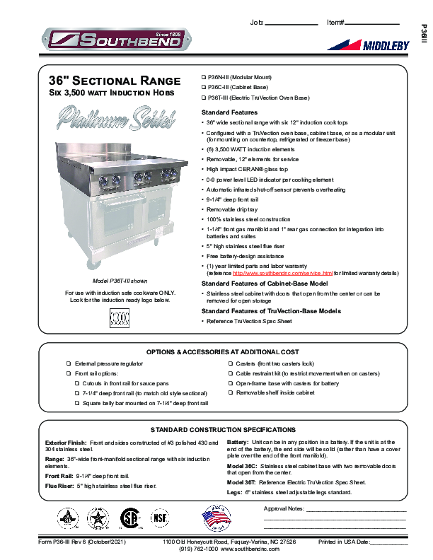 Cutsheet