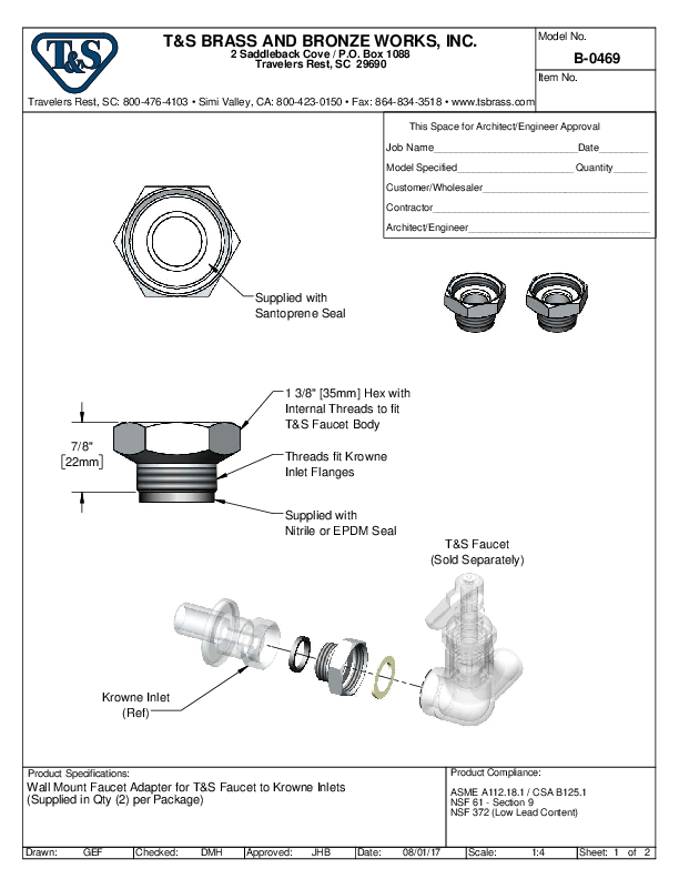 Cutsheet