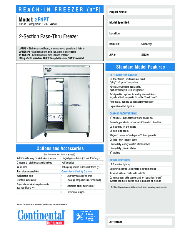 Cutsheet