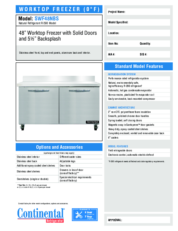 Cutsheet