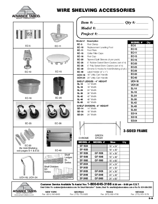 Cutsheet