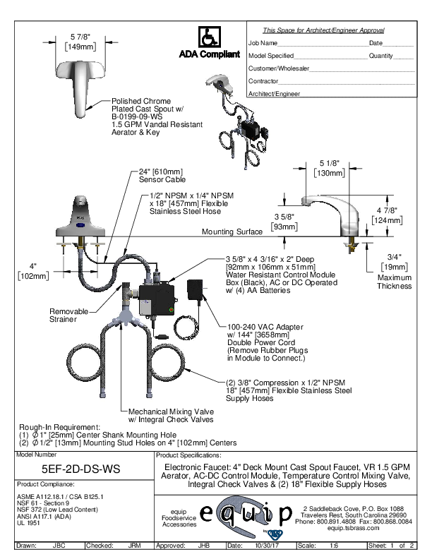 Cutsheet