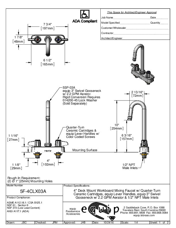 Cutsheet