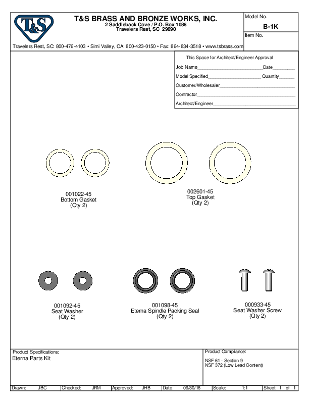 Cutsheet