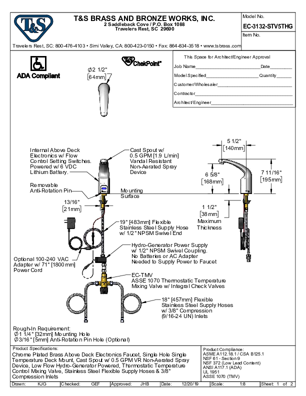 Cutsheet