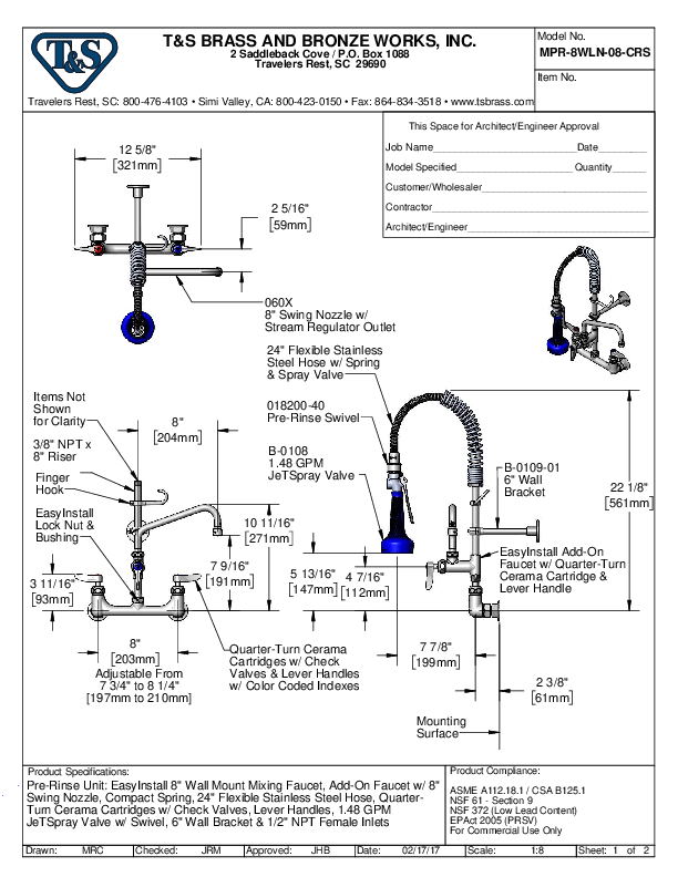 Cutsheet