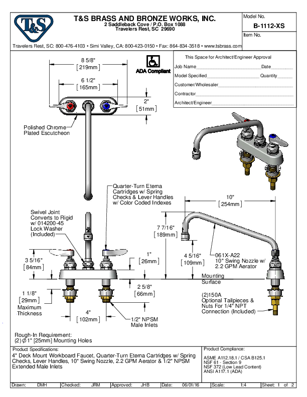 Cutsheet