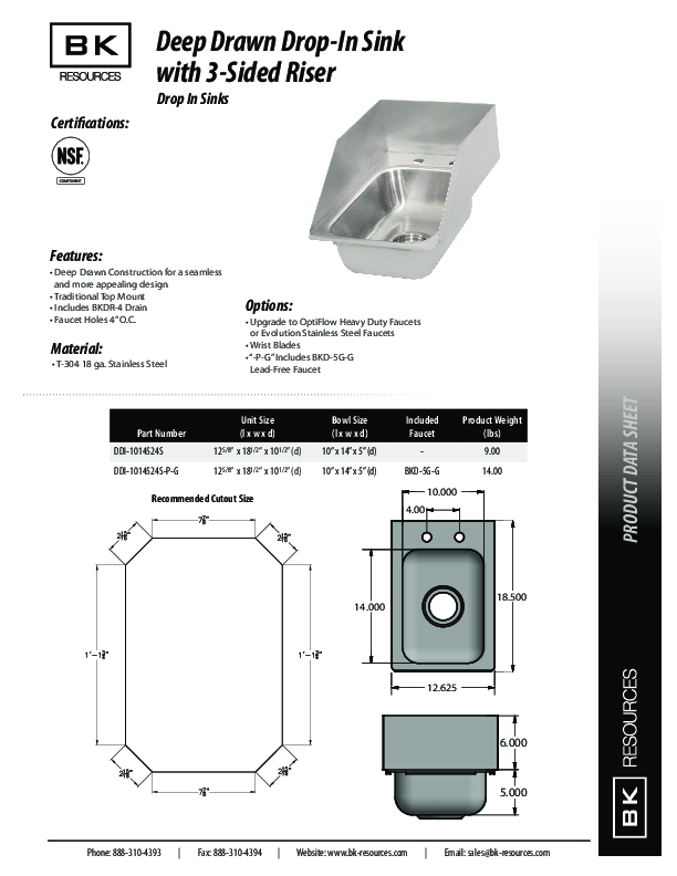 Cutsheet