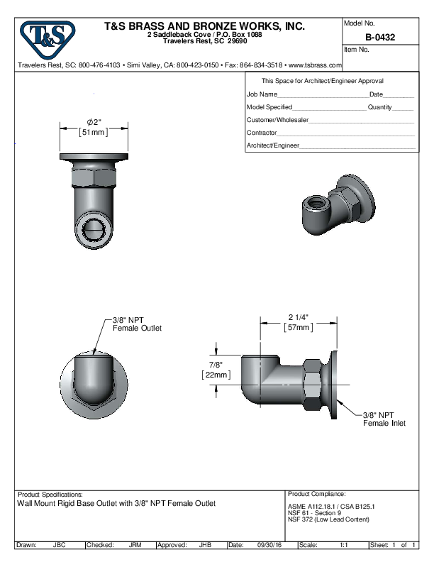 Cutsheet