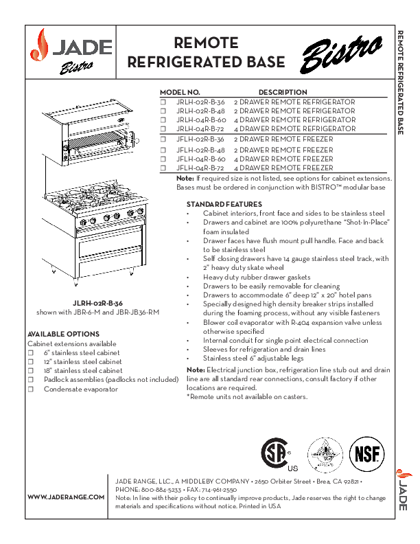 Cutsheet