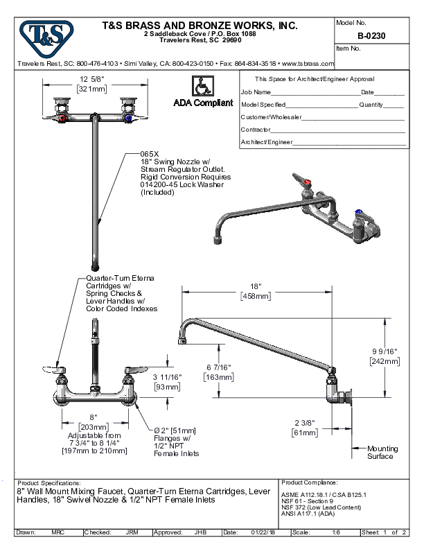 Cutsheet