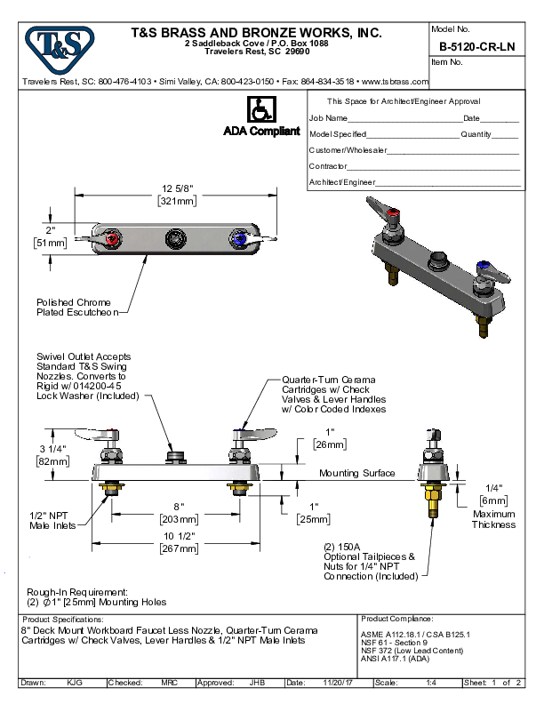 Cutsheet