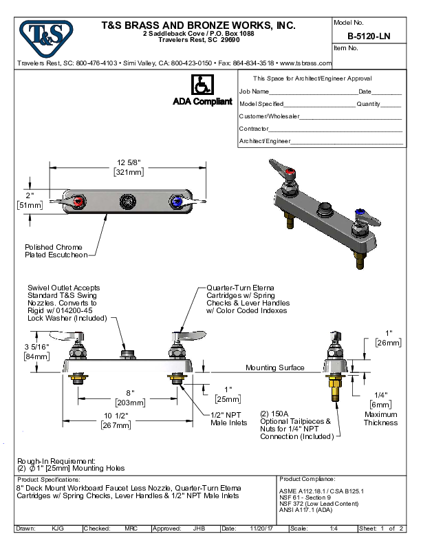 Cutsheet