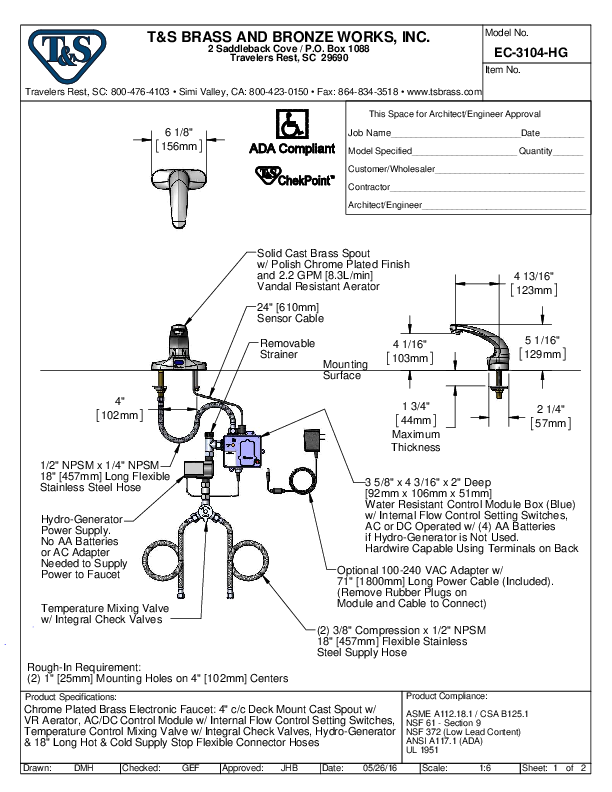 Cutsheet