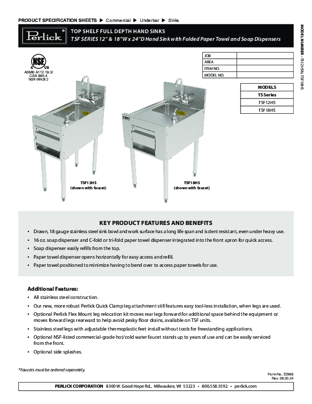 Cutsheet