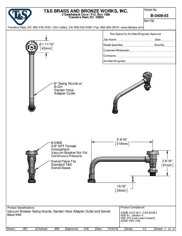 Cutsheet