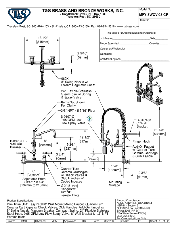 Cutsheet