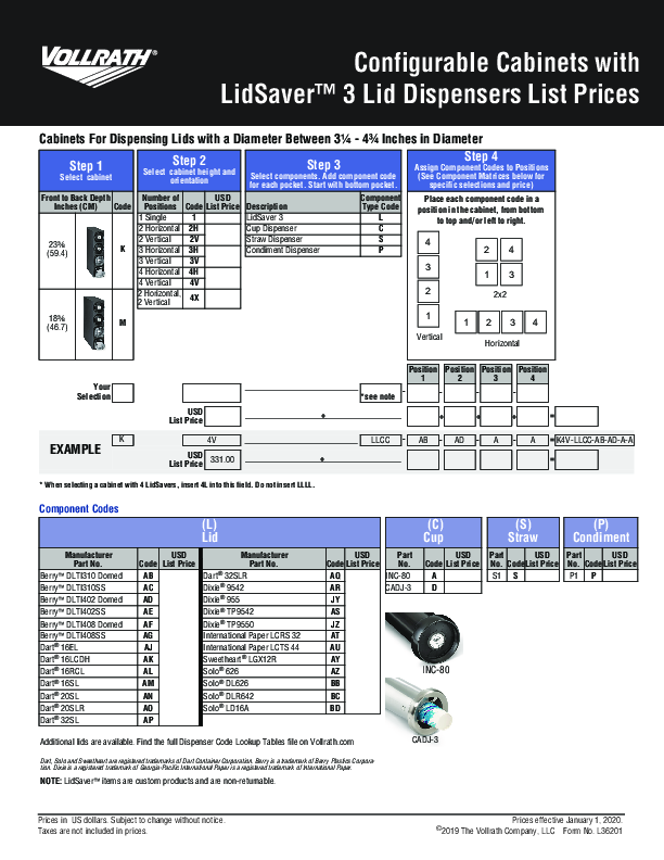 Cutsheet