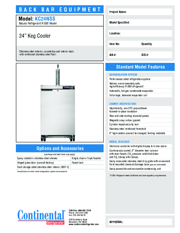 Cutsheet