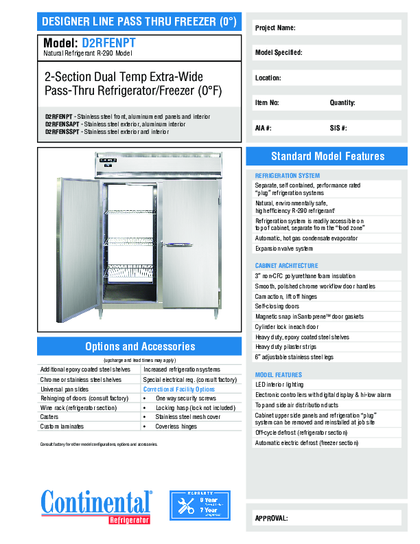 Cutsheet