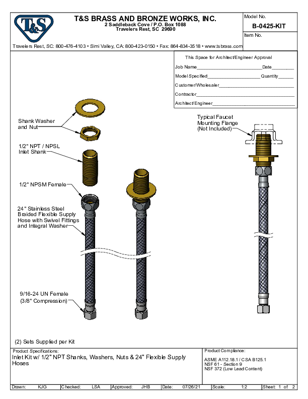 Cutsheet