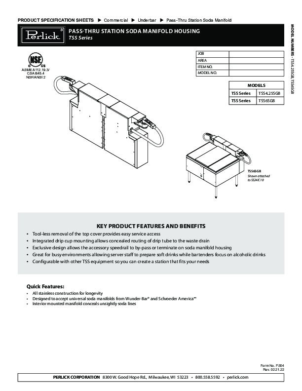 Cutsheet