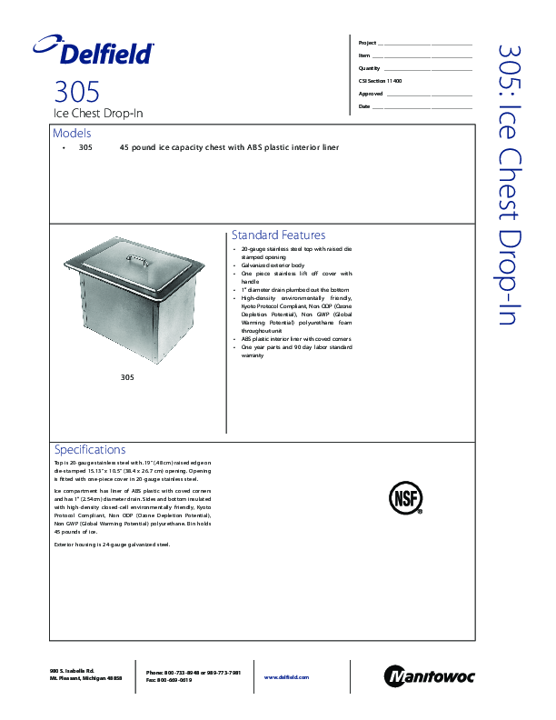 Cutsheet