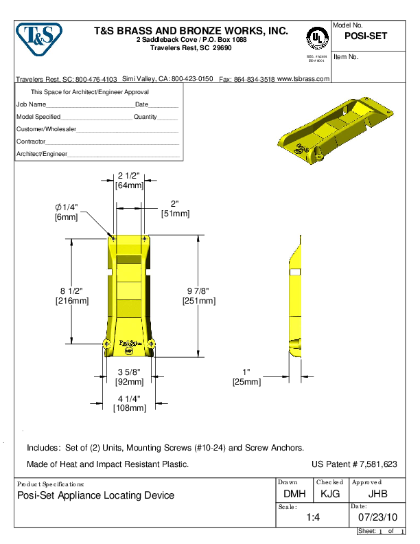 Cutsheet