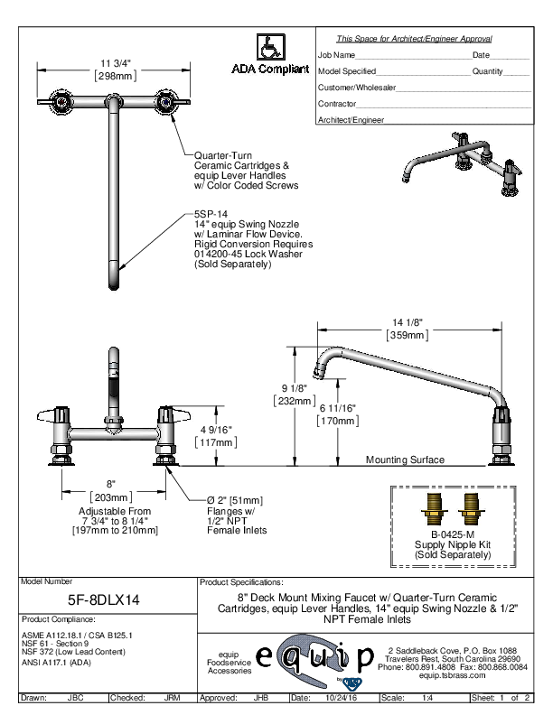 Cutsheet