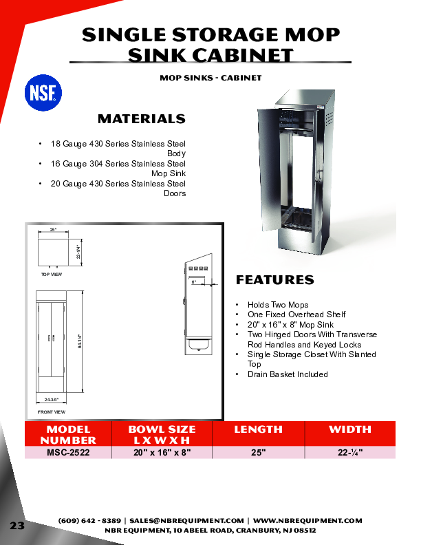 Cutsheet