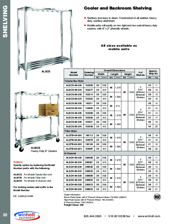 Cutsheet