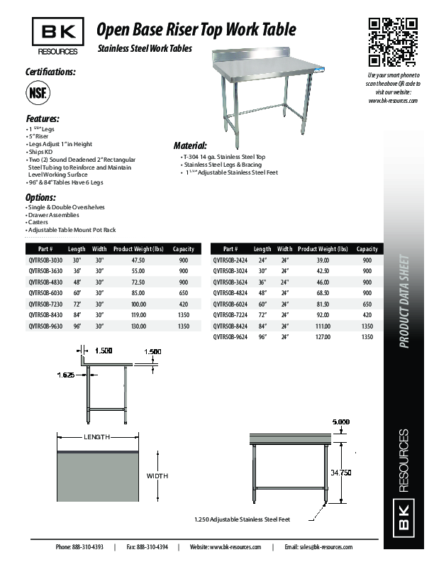 Cutsheet