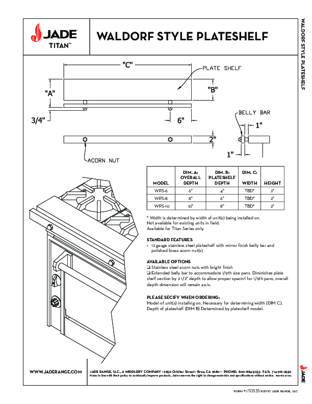 Cutsheet