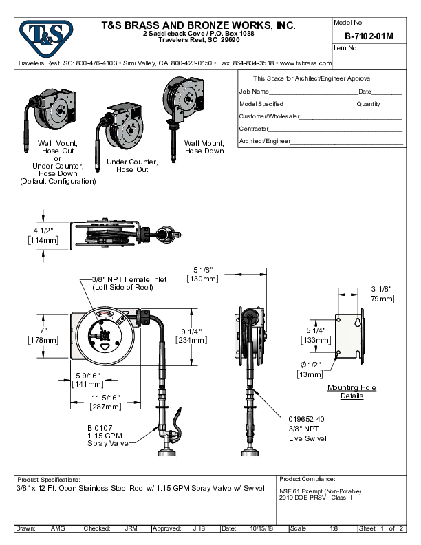 Cutsheet