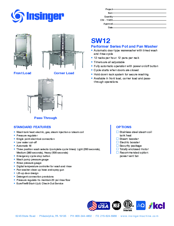 Cutsheet